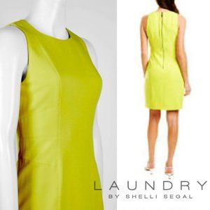 NWT LAUNDRY by Shelli Segal Citron Sheath Dress